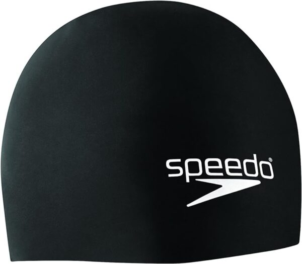 Speedo Unisex-Adult Swim Cap Silicone Elastomeric - Manufacturer Discontinued; swimming cap; swimming silicone cap; silicone training swimming cap;