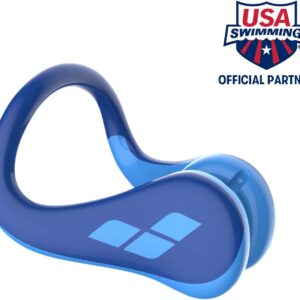 Unisex Swimming Nose Clip Pro for Men and Women, Nose Plug for Competitive Swimmers, Soft Pads, PVC Free, One Size; nose clips; swim time log;