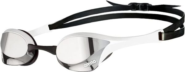 Unisex Cobra Ultra Swipe Racing Swim Goggles for Men & Women Anti-Fog Technology Dual Strap, MirrorNon-Mirror Lens