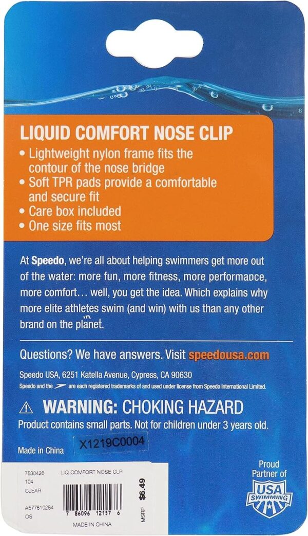 Unisex Swim Nose Clip Liquid Comfort